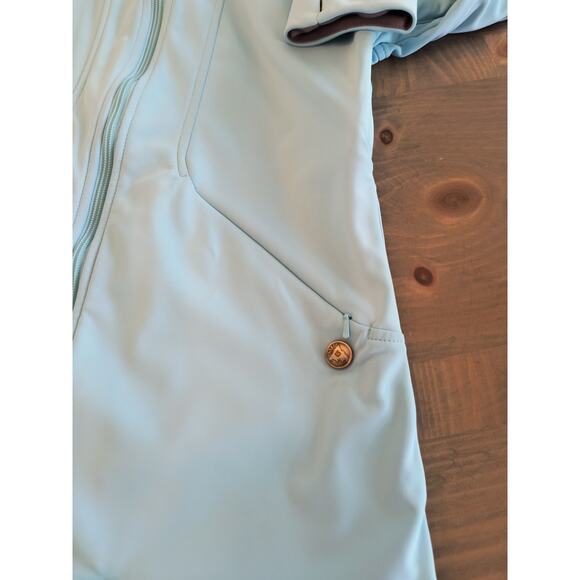 Burton Dry Ride Jacket Women's Size M Blue Hooded Lined Zip Pockets Gore-Tex - Picture 4 of 16